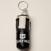 Muayway Shin Guards Elastic Cotton Competition Shin Pads Black Grafic Free Size Free Shipping + Branded Keychain