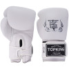TKB TopKing Boxing Gloves "Double Lock" White