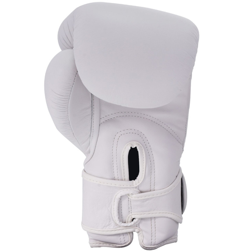 TKB TopKing Boxing Gloves "Double Lock" White