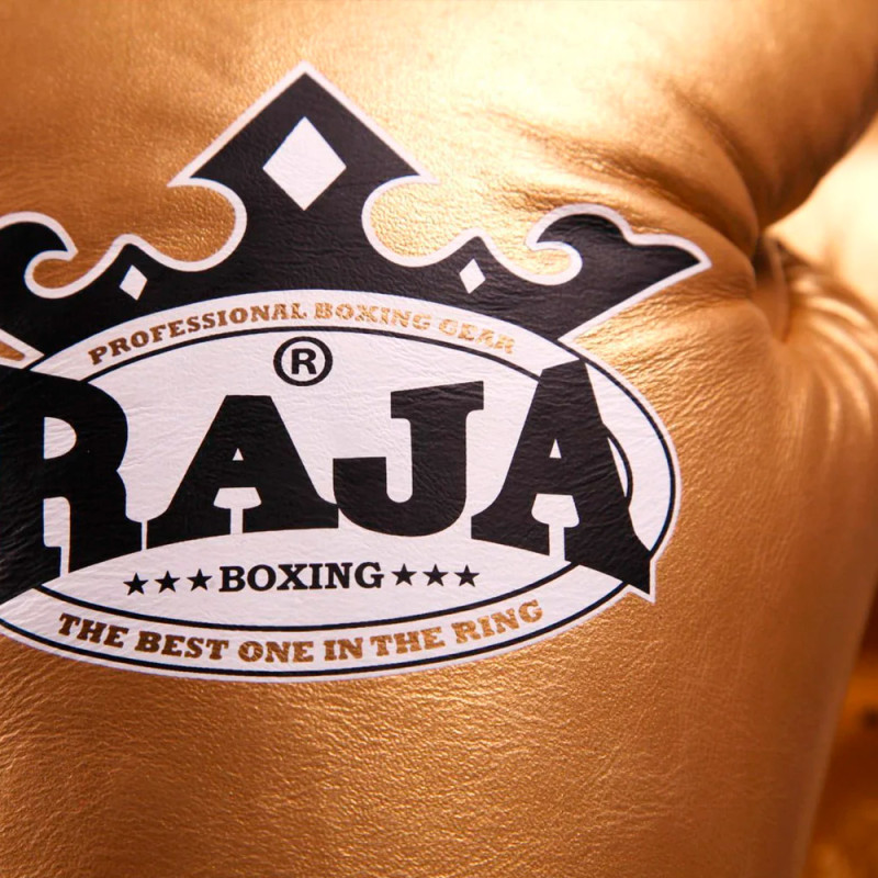 Raja Boxing Muay Thai Gloves "Single Color" Gold