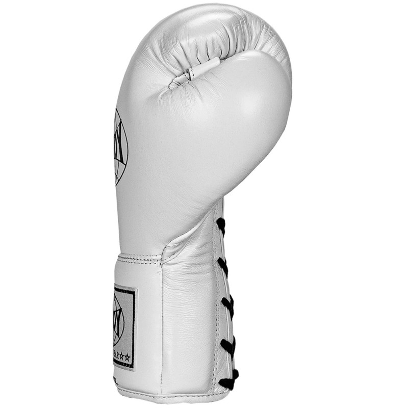 Windy Lace Up Boxing Gloves White