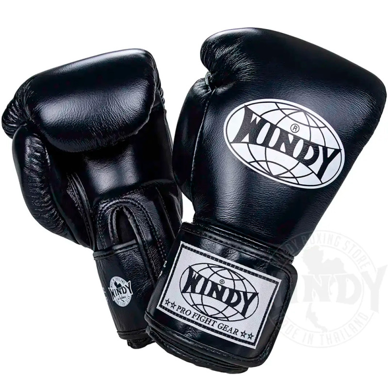 Windy BGP Boxing Gloves "Proline" Black