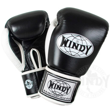 Windy BGVH Boxing Gloves Black White