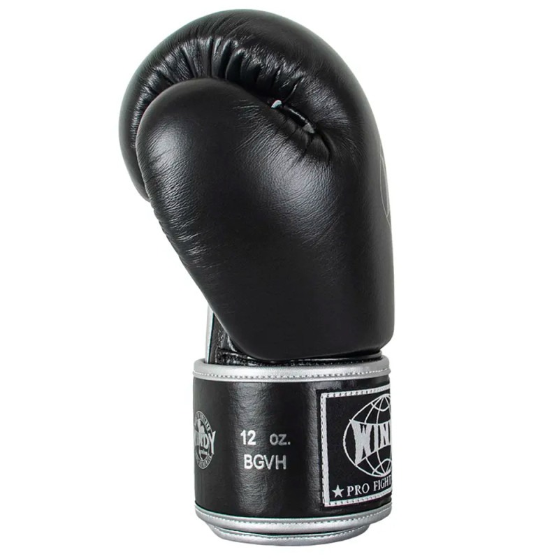 Windy BGVH Boxing Gloves Black Silver
