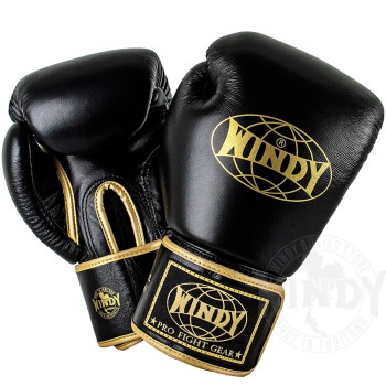 Windy BGVH Boxing Gloves Black Gold