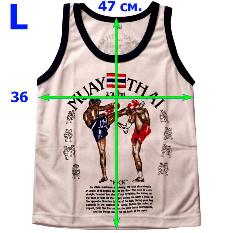 Youth Kids Tank Top Muay Thai Boxing Training Free Shipping