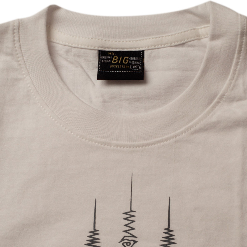 Thai T-Shirt "2 Tigers" White Free Shipping