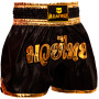 Muayway "Black Gold Heritage" Muay Thai Boxing Shorts + Branded Boxing Glove Keychain Free Shipping