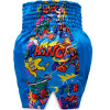 TKB TopKing х Puck Muay Thai Boxing Shorts Blue Free Shipping