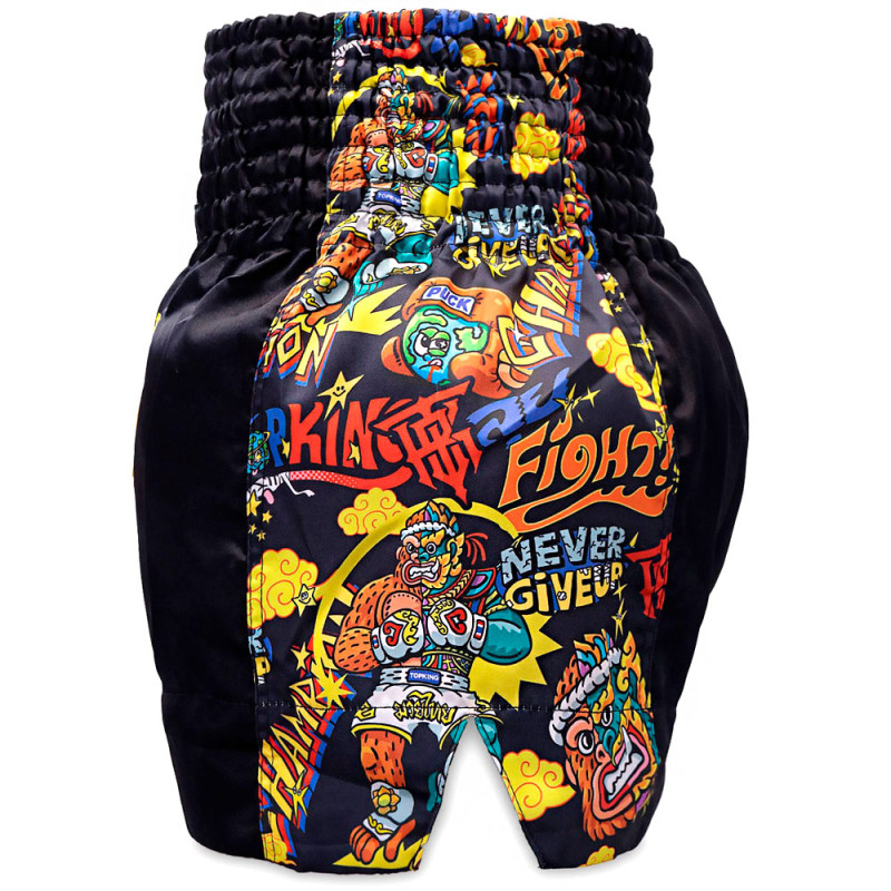 TKB TopKing х Puck Muay Thai Boxing Shorts Black Free Shipping