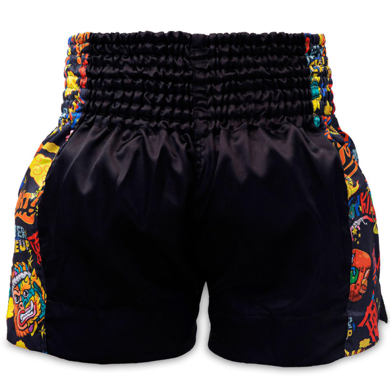 TKB TopKing х Puck Muay Thai Boxing Shorts Black Free Shipping