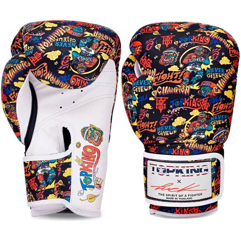 TKB TopKing x Puck Boxing Gloves Black
