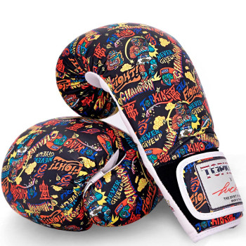 TKB TopKing x Puck Boxing Gloves Black