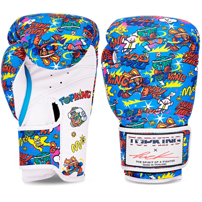 TKB TopKing x Puck Boxing Gloves Blue