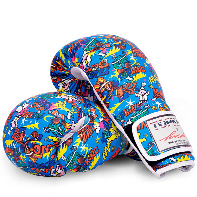 TKB TopKing x Puck Boxing Gloves Blue