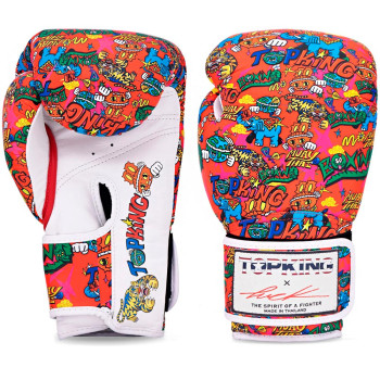 TKB TopKing x Puck Boxing Gloves Red
