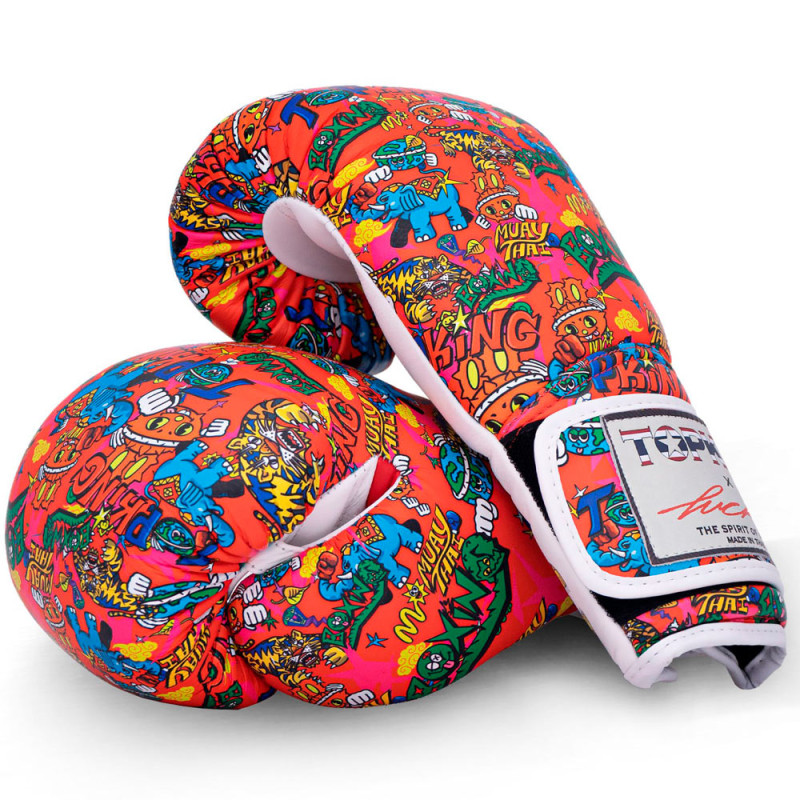 TKB TopKing x Puck Boxing Gloves Red