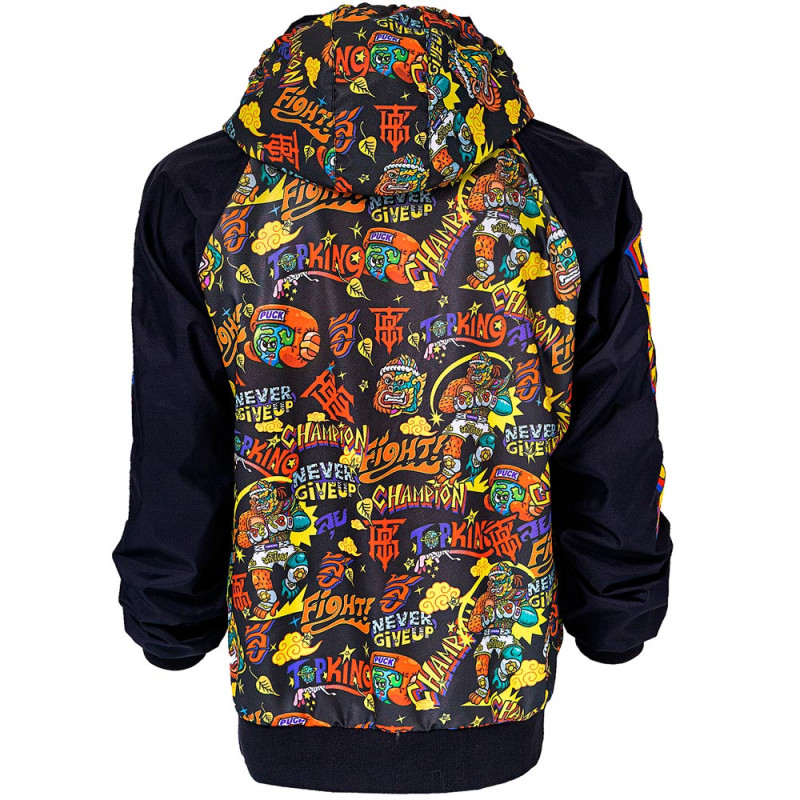 Topking x Puck Jacket All Over Graphic Print Free Shipping