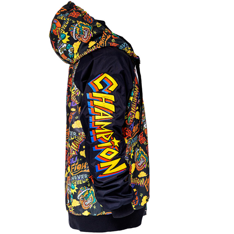Topking x Puck Jacket All Over Graphic Print Free Shipping