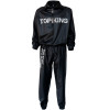 TKB TopKing Sweat Suit Sauna Sweatsuit Vinyl Muay Thai Boxing Black