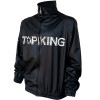 TKB TopKing Sweat Suit Sauna Sweatsuit Vinyl Muay Thai Boxing Black