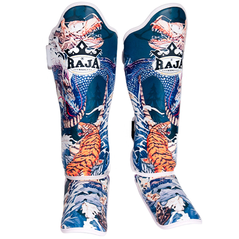 Raja Boxing "Fancy Dragon" Muay Thai Shin Guards