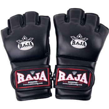 Raja Boxing MMA Gloves Black Free Shipping