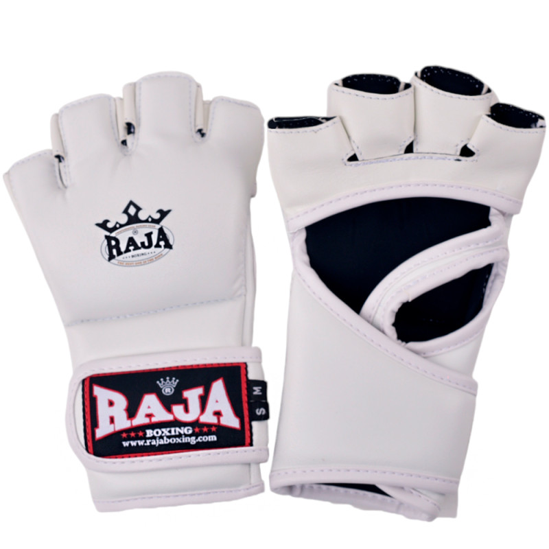 Raja Boxing MMA Gloves White Free Shipping