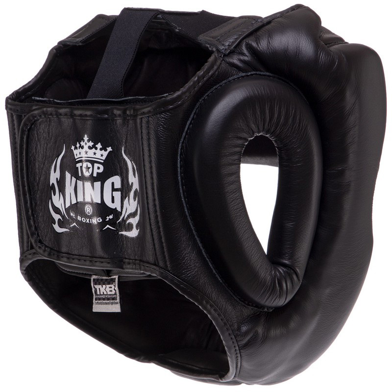 TKB TopKing TKHGFC-EV "Full Coverage" Boxing Headgear Head Guard Black