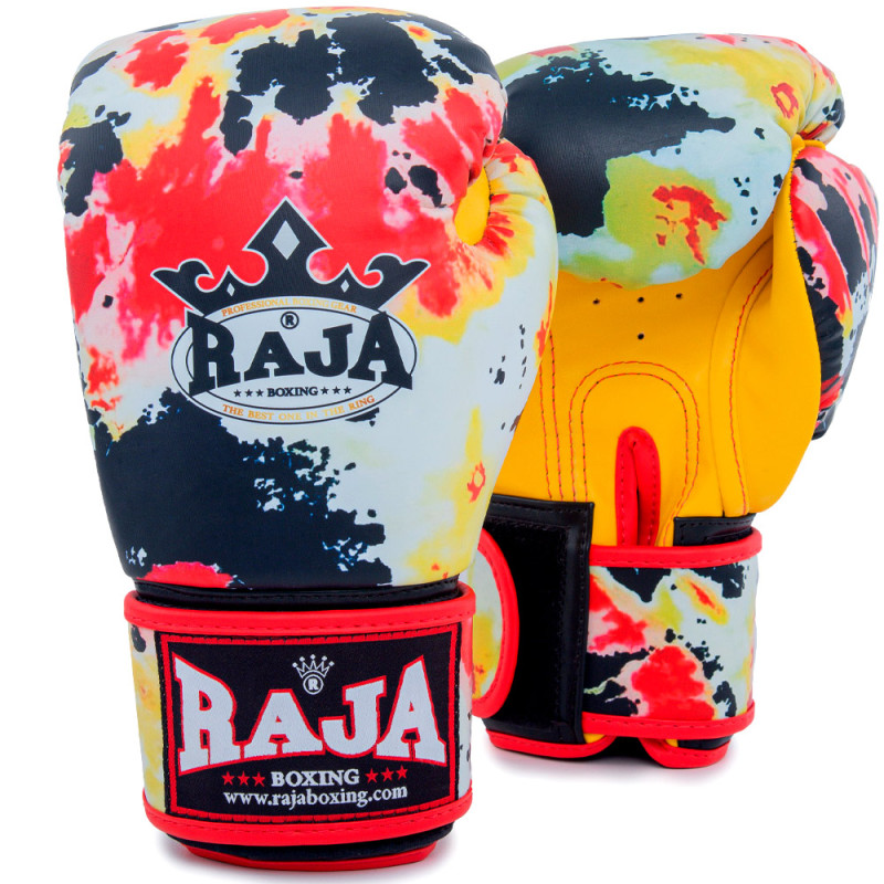 Raja Boxing Muay Thai Gloves "Fire Bloom" 
