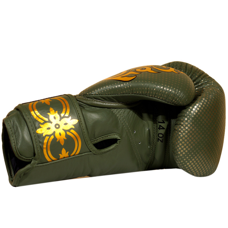 TKB TopKing Boxing Gloves "Kanok" Green 