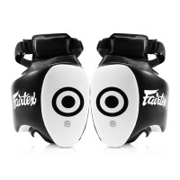 Fairtex TP5 Thigh Pads Muay Thai Boxing Black-White