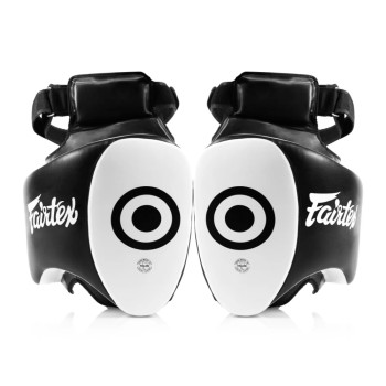 Fairtex TP5 Thigh Pads Muay Thai Boxing Black-White