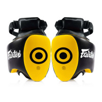 Fairtex TP5 Thigh Pads Muay Thai Boxing Black-Yellow