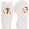 TKB TopKing "Chain" Shin Guards Muay Thai Boxing White-Gold