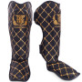 TKB Top King "Chain" Shin Guards Muay Thai Boxing Black-Gold