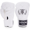 TKB TopKing Boxing Gloves "Chain" White-Silver