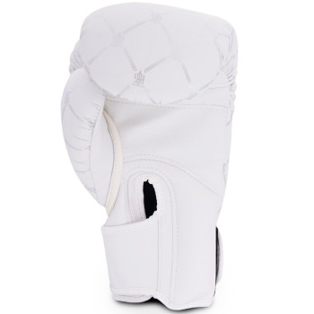 TKB TopKing Boxing Gloves "Chain" White-Silver