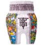 TKB Top King TKTBS-263 Muay Thai Boxing Shorts White Free Shipping