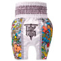 TKB Top King TKTBS-263 Muay Thai Boxing Shorts White Free Shipping