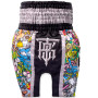 TKB Top King TKTBS-263 Muay Thai Boxing Shorts Black Free Shipping