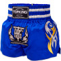 TKB Top King TKTBS-269 Muay Thai Boxing Shorts Blue Free Shipping