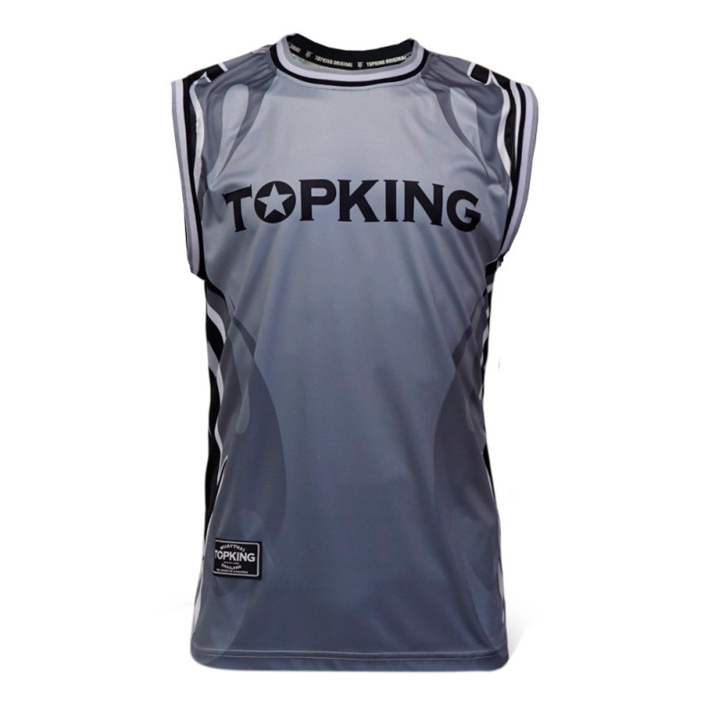 TKB TopKing TKSLS-033 T-Shirt Sleeveless Muay Thai Boxing Free Shipping