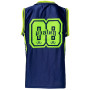 TKB Top King TKSLS-035 Jersey Tank Top Blue-Green Free Shipping