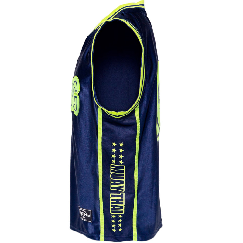 TKB TopKing TKSLS-035 Jersey Tank Top Blue-Green Free Shipping