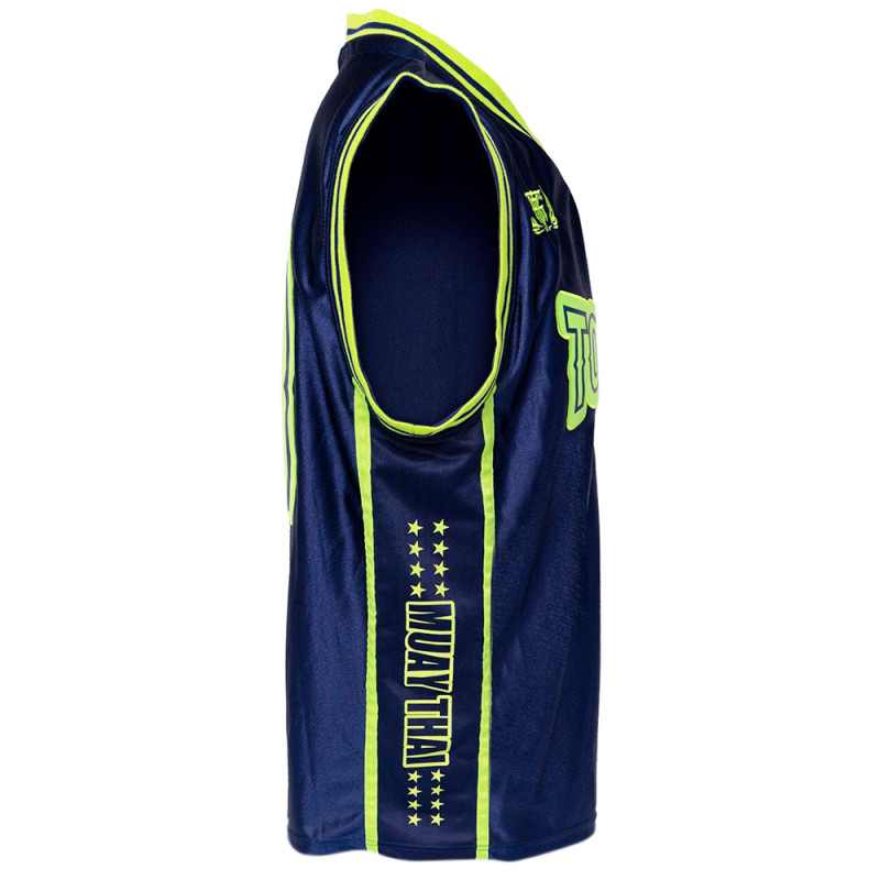 TKB TopKing TKSLS-035 Jersey Tank Top Blue-Green Free Shipping