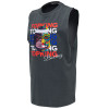 TKB TopKing TKSLS-031 T-Shirt Sleeveless Muay Thai Boxing Free Shipping