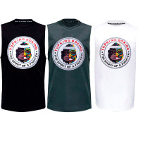 TKB TopKing TKSLS-030 T-Shirt Sleeveless Muay Thai Boxing Free Shipping