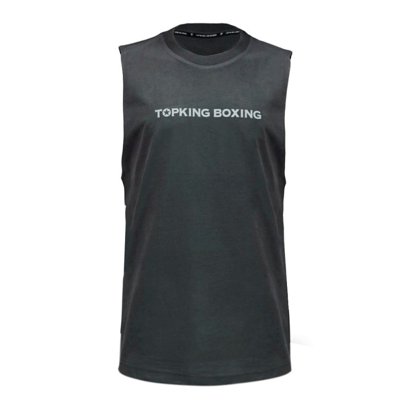 TKB TopKing TKSLS-029 T-Shirt Sleeveless Muay Thai Boxing Free Shipping