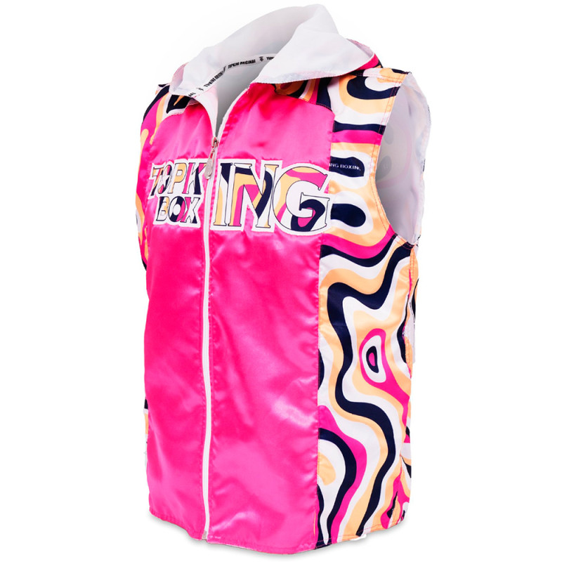TKB TopKing Boxing Walk-In Jacket "Lava" Collection Professional Sleeveless Free Shipping